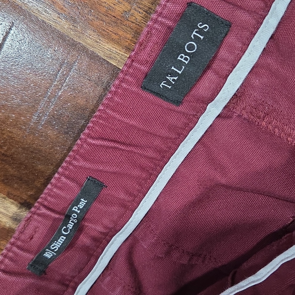 Talbots Maroon Chinos - Picture 4 of 8